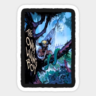 The Only Living Boy: Under the Broken Moon Shirt Sticker